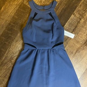 BCBGeneration Blue Smoke Cocktail Dress